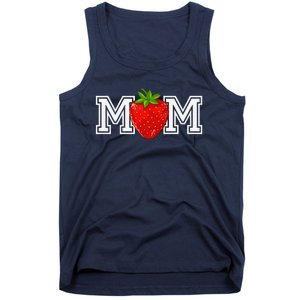 Strawberry Mom Fruit Lover Fruitarian MotherS Day Berry Tank Top