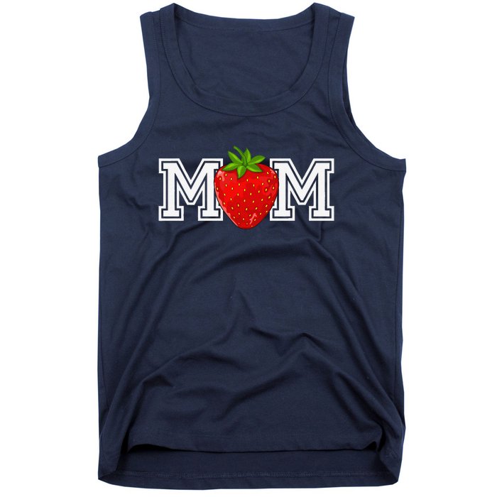 Strawberry Mom Fruit Lover Fruitarian MotherS Day Berry Tank Top