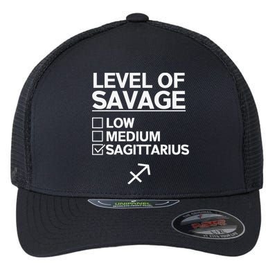 Sagittarius Merch Funny Cute Sagittarius Zodiac Design Flexfit Unipanel Trucker Cap