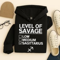 Sagittarius Merch Funny Cute Sagittarius Zodiac Design Hoodie