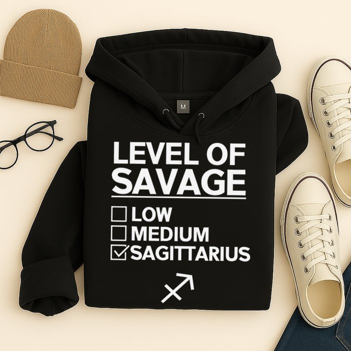 Sagittarius Merch Funny Cute Sagittarius Zodiac Design Hoodie