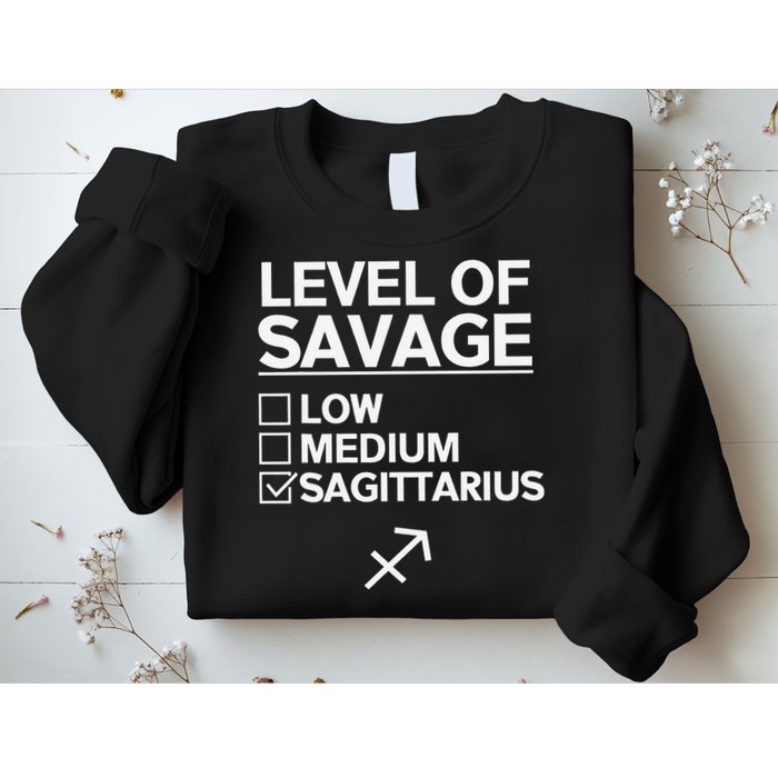 Sagittarius Merch Funny Cute Sagittarius Zodiac Design Sweatshirt