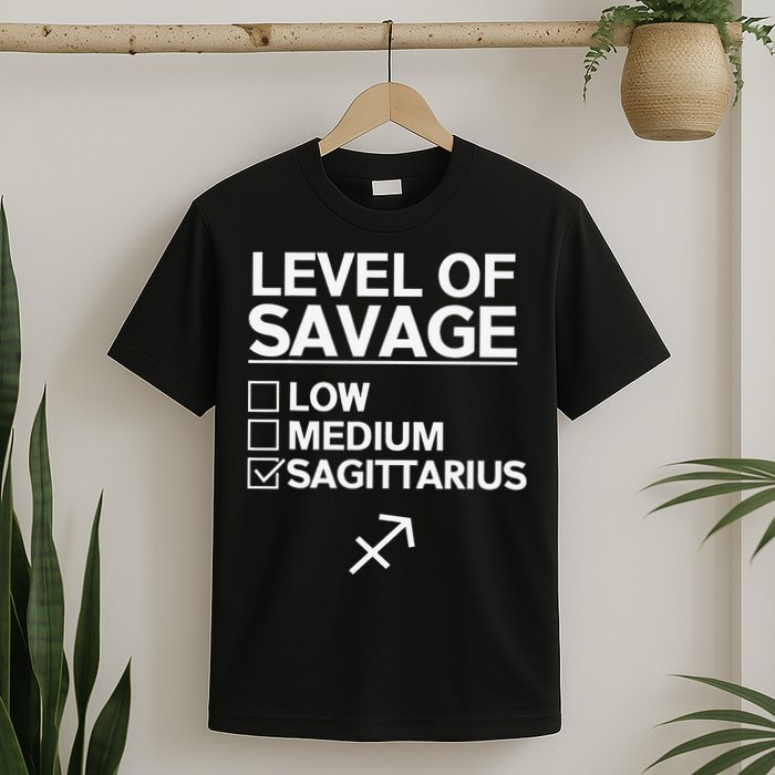 Sagittarius Merch Funny Cute Sagittarius Zodiac Design T-Shirt