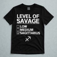 Sagittarius Merch Funny Cute Sagittarius Zodiac Design T-Shirt