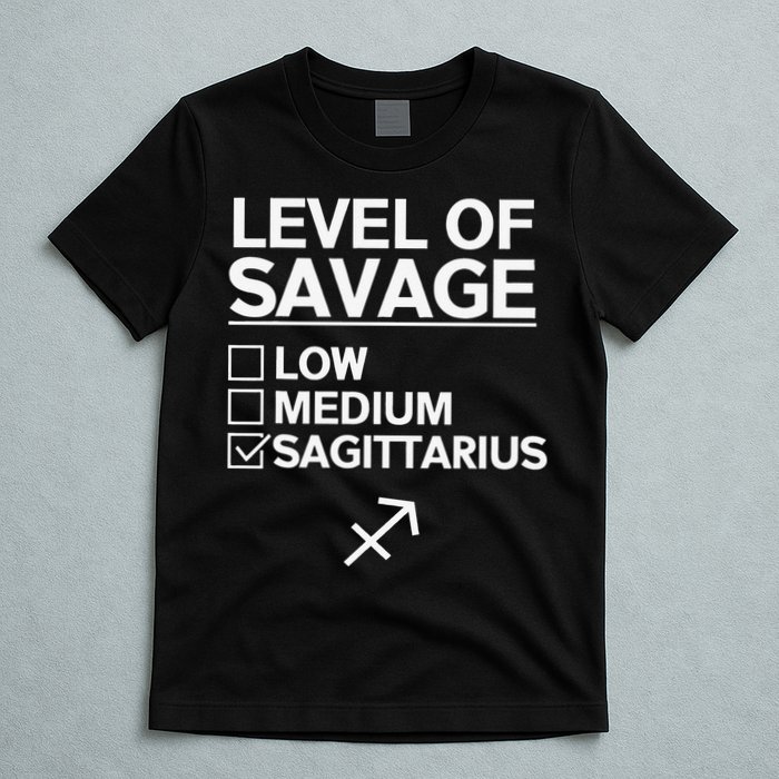 Sagittarius Merch Funny Cute Sagittarius Zodiac Design T-Shirt