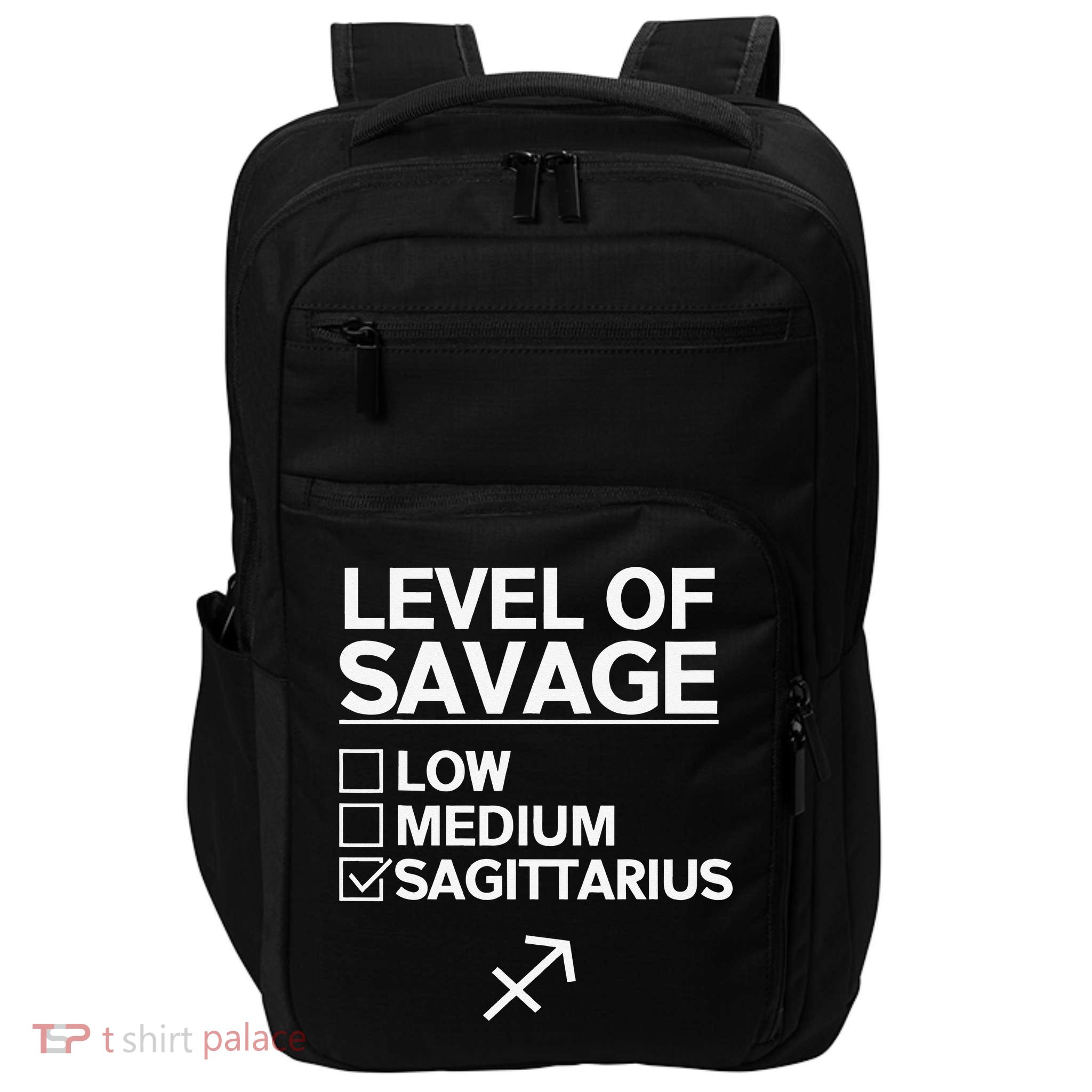 Sagittarius Merch Funny Cute Sagittarius Zodiac Design Impact Tech Backpack