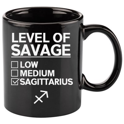 Sagittarius Merch Funny Cute Sagittarius Zodiac Design 11oz C Handle Ceramic Mug