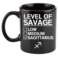 Sagittarius Merch Funny Cute Sagittarius Zodiac Design 11oz C Handle Ceramic Mug