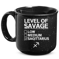 Sagittarius Merch Funny Cute Sagittarius Zodiac Design 15oz Campfire Ceramic Mug