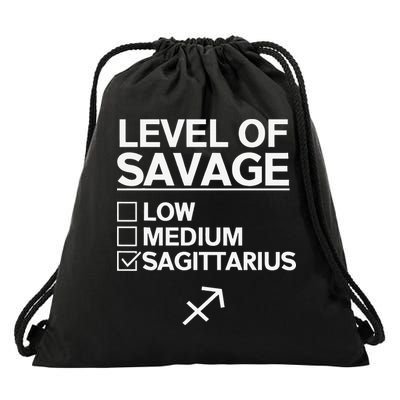 Sagittarius Merch Funny Cute Sagittarius Zodiac Design Drawstring Bag