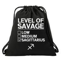 Sagittarius Merch Funny Cute Sagittarius Zodiac Design Drawstring Bag