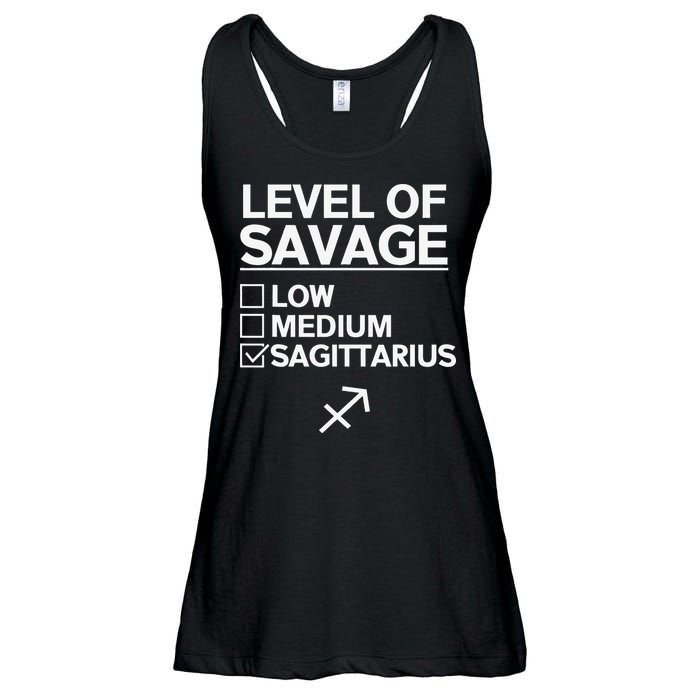 Sagittarius Merch Funny Cute Sagittarius Zodiac Design Ladies Essential Flowy Tank