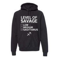 Sagittarius Merch Funny Cute Sagittarius Zodiac Design Premium Hoodie