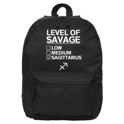 Sagittarius Merch Funny Cute Sagittarius Zodiac Design 16 in Basic Backpack