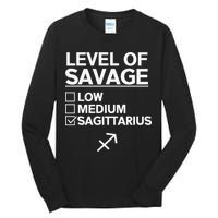 Sagittarius Merch Funny Cute Sagittarius Zodiac Design Tall Long Sleeve T-Shirt