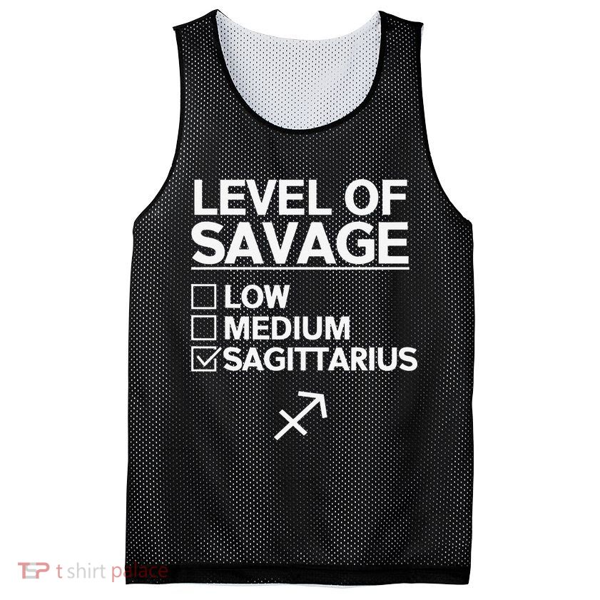 Sagittarius Merch Funny Cute Sagittarius Zodiac Design Mesh Reversible Basketball Jersey Tank