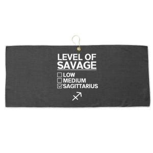 Sagittarius Merch Funny Cute Sagittarius Zodiac Design Large Microfiber Waffle Golf Towel