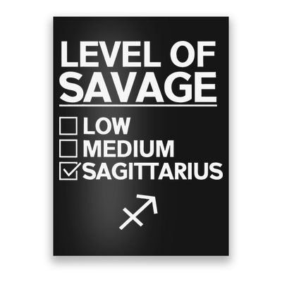 Sagittarius Merch Funny Cute Sagittarius Zodiac Design Poster