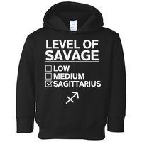 Sagittarius Merch Funny Cute Sagittarius Zodiac Design Toddler Hoodie