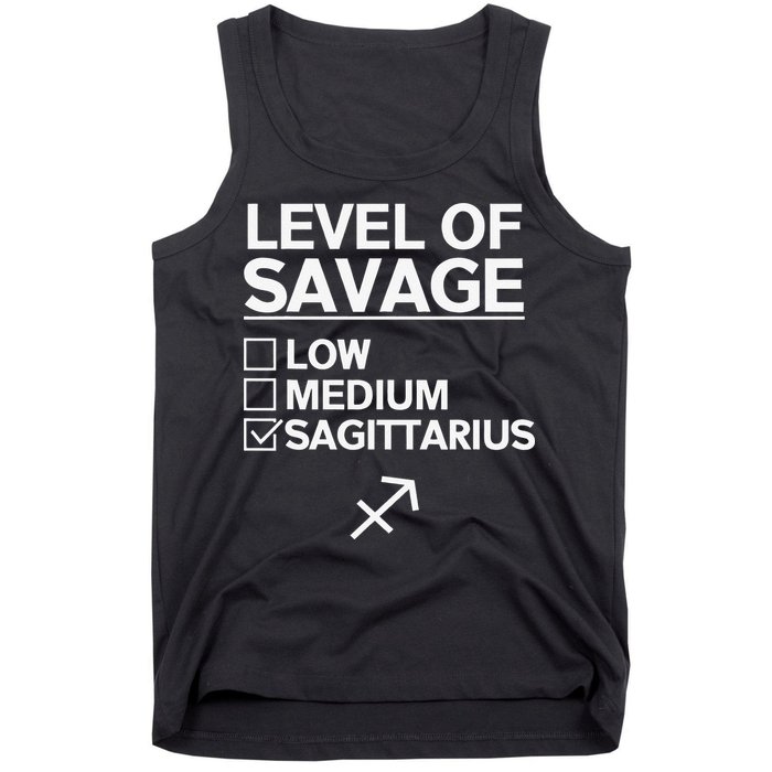Sagittarius Merch Funny Cute Sagittarius Zodiac Design Tank Top
