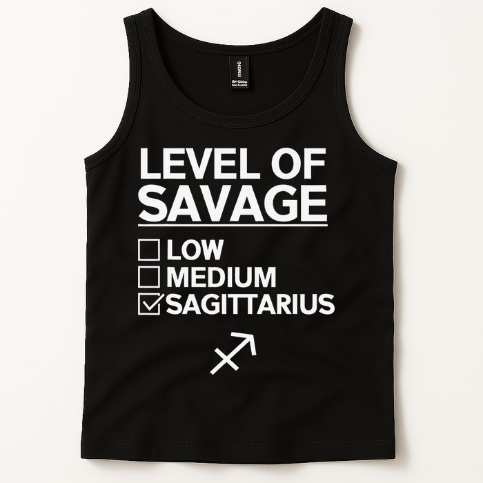 Sagittarius Merch Funny Cute Sagittarius Zodiac Design Tank Top