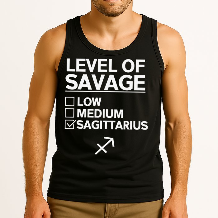Sagittarius Merch Funny Cute Sagittarius Zodiac Design Tank Top