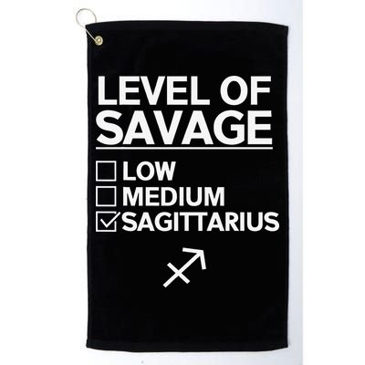 Sagittarius Merch Funny Cute Sagittarius Zodiac Design Golf Towel