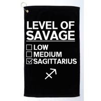 Sagittarius Merch Funny Cute Sagittarius Zodiac Design Golf Towel