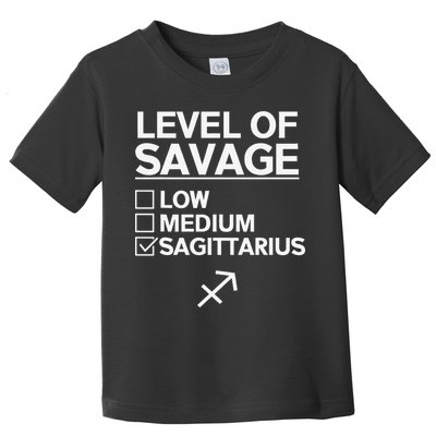 Sagittarius Merch Funny Cute Sagittarius Zodiac Design Toddler T-Shirt
