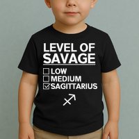 Sagittarius Merch Funny Cute Sagittarius Zodiac Design Toddler T-Shirt