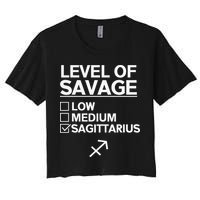 Sagittarius Merch Funny Cute Sagittarius Zodiac Design Crop Top