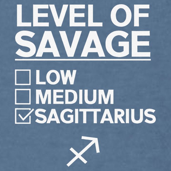Sagittarius Merch Funny Cute Sagittarius Zodiac Design Garment-Dyed Sweatshirt
