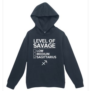 Sagittarius Merch Funny Cute Sagittarius Zodiac Design Urban Pullover Hoodie