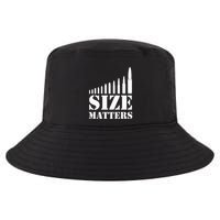 Size Matters Funny Gun Rights And Owners Declaration Cool Comfort Performance Bucket Hat