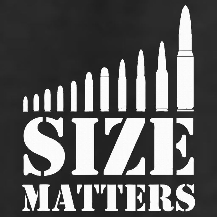 Size Matters Funny Gun Rights And Owners Declaration Cool Comfort Performance Bucket Hat
