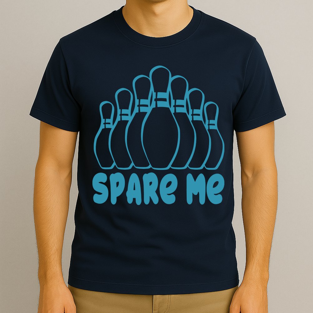 Spare Me Funny Bowling Gift With Bowling Pins T-Shirt