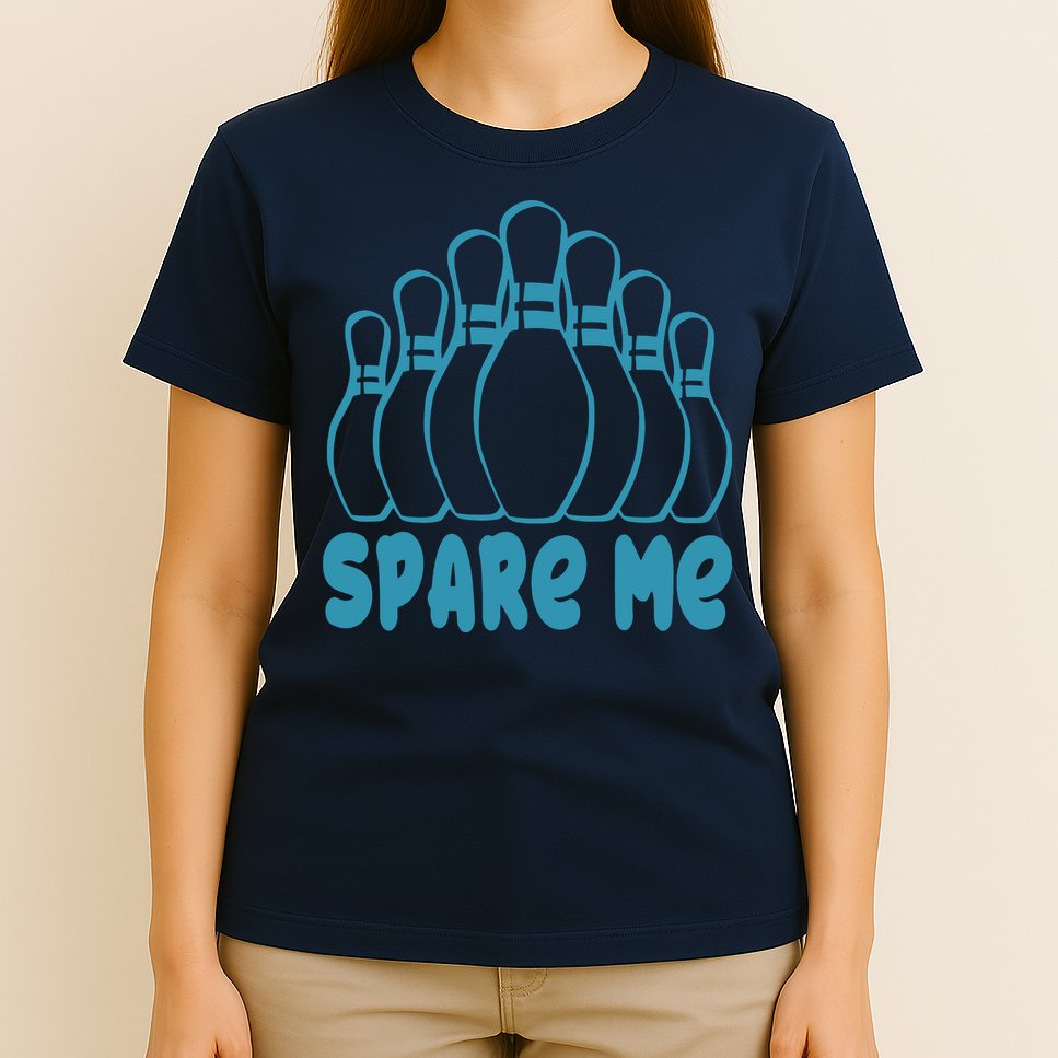 Spare Me Funny Bowling Gift With Bowling Pins T-Shirt
