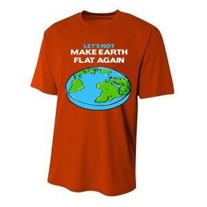 Science March Flat Earth Day Scientists Anti Trump Performance Sprint T-Shirt