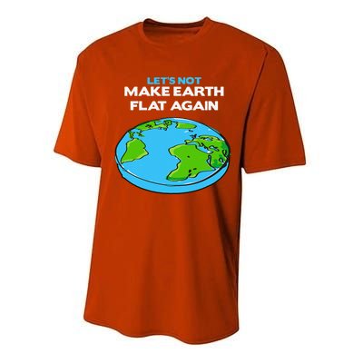 Science March Flat Earth Day Scientists Anti Trump Performance Sprint T-Shirt