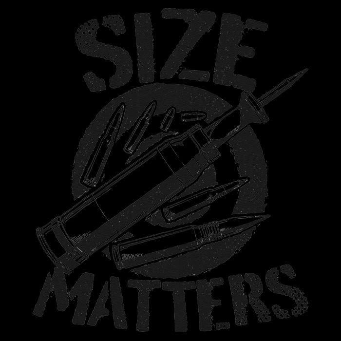 Size Matters funny military joke tanker army ammunition 16oz Travel Tumbler