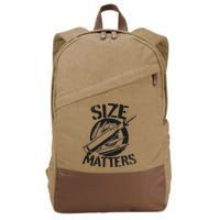 Size Matters funny military joke tanker army ammunition Cotton Canvas Backpack