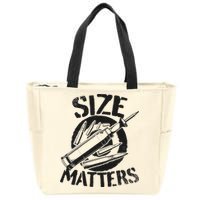 Size Matters funny military joke tanker army ammunition Zip Tote Bag