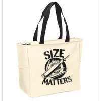 Size Matters funny military joke tanker army ammunition Zip Tote Bag
