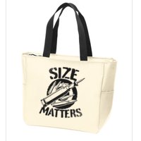 Size Matters funny military joke tanker army ammunition Zip Tote Bag
