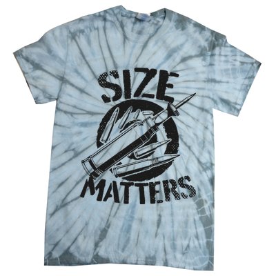Size Matters funny military joke tanker army ammunition Tie-Dye T-Shirt