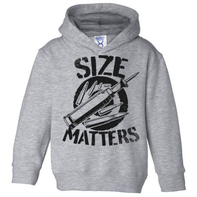 Size Matters funny military joke tanker army ammunition Toddler Hoodie