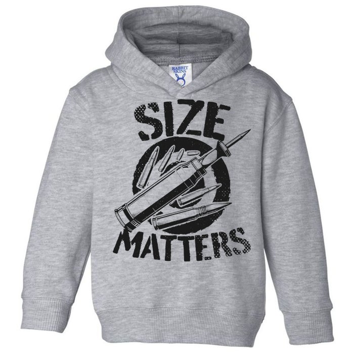 Size Matters funny military joke tanker army ammunition Toddler Hoodie