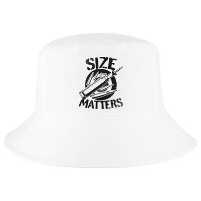 Size Matters funny military joke tanker army ammunition Cool Comfort Performance Bucket Hat