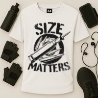 Size Matters funny military joke tanker army ammunition Performance Shirt