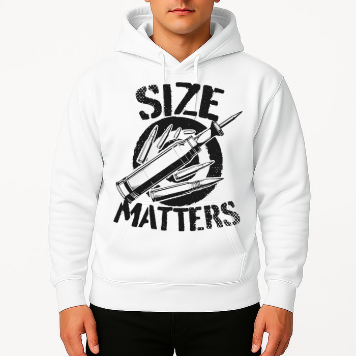 Size Matters funny military joke tanker army ammunition Hoodie